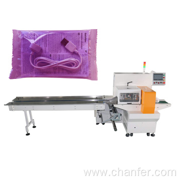 automatic horizontal wrapping flow pack packing machine